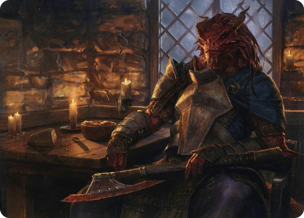 Image for Jaded Sell-Sword Art Card (47) (Art Series: Adventures in the Forgotten Realms) - Magic: The Gathering