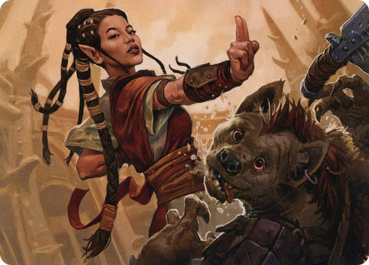 Image for Half-Elf Monk Art Card (28) (Art Series: Adventures in the Forgotten Realms) - Magic: The Gathering