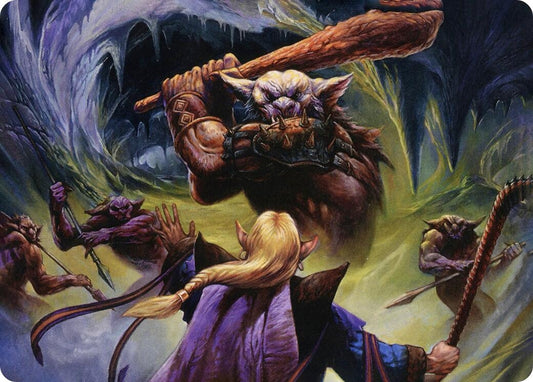 Image for Den of the Bugbear (Dungeon Module) Art Card (34) (Art Series: Adventures in the Forgotten Realms) - Magic: The Gathering