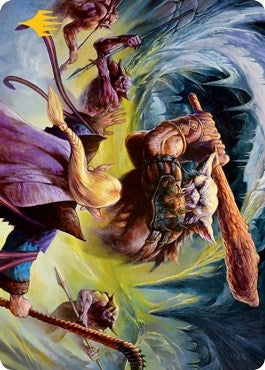 Image for Den of the Bugbear (Dungeon Module) Art Card (Gold-Stamped) (34) (Art Series: Adventures in the Forgotten Realms) - Magic: The Gathering