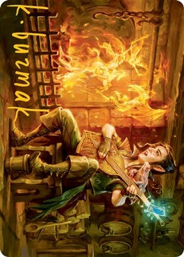 Image for Wish Art Card (Gold-Stamped Signature) (50) (Art Series: Adventures in the Forgotten Realms) - Magic: The Gathering