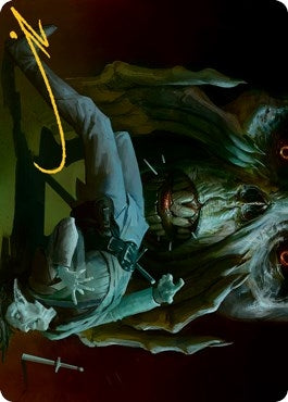 Image for Power Word Kill Art Card (Gold-Stamped Signature) (35) (Art Series: Adventures in the Forgotten Realms) - Magic: The Gathering
