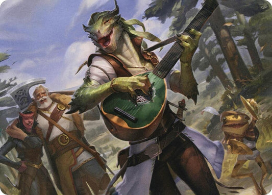 Image for Wandering Troubadour Art Card (64) (Art Series: Adventures in the Forgotten Realms) - Magic: The Gathering