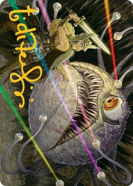 Image for Hive of the Eye Tyrant Art Card (Gold-Stamped Signature) (53) (Art Series: Adventures in the Forgotten Realms) - Magic: The Gathering