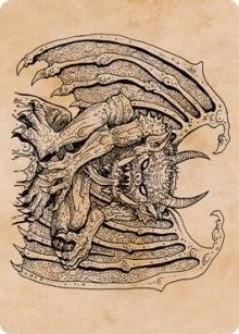 Image for Cloister Gargoyle (Showcase) Art Card (65) (Art Series: Adventures in the Forgotten Realms) - Magic: The Gathering