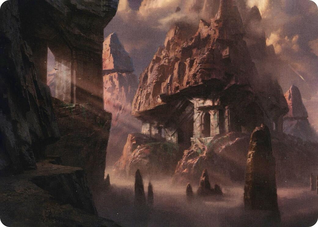 Image for Mountain (62/81) Art Card (62) (Art Series: Adventures in the Forgotten Realms) - Magic: The Gathering