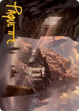 Image for Mountain (62/81) Art Card (Gold-Stamped Signature) (62) (Art Series: Adventures in the Forgotten Realms) - Magic: The Gathering