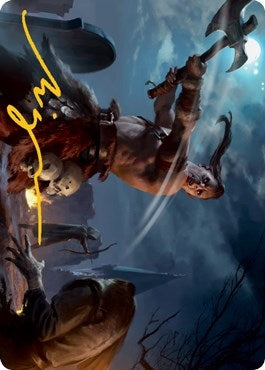 Image for Critical Hit Art Card (Gold-Stamped Signature) (38) (Art Series: Adventures in the Forgotten Realms) - Magic: The Gathering
