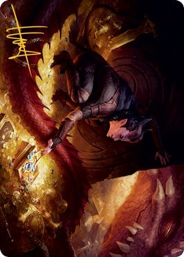 Image for Hoard Robber Art Card (Gold-Stamped Signature) (41) (Art Series: Adventures in the Forgotten Realms) - Magic: The Gathering