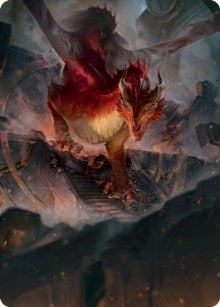 Image for Red Dragon Art Card (81) (Art Series: Adventures in the Forgotten Realms) - Magic: The Gathering