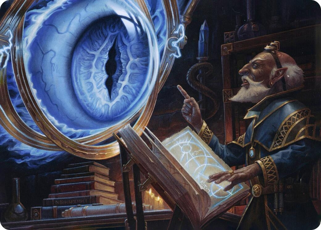 Image for Contact Other Plane Art Card (37) (Art Series: Adventures in the Forgotten Realms) - Magic: The Gathering