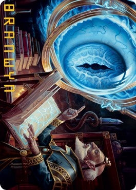 Image for Contact Other Plane Art Card (Gold-Stamped Signature) (37) (Art Series: Adventures in the Forgotten Realms) - Magic: The Gathering