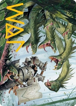 Image for Lair of the Hydra Art Card (Gold-Stamped Signature) (67) (Art Series: Adventures in the Forgotten Realms) - Magic: The Gathering