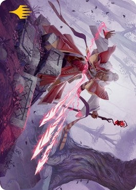 Image for Magic Missile Art Card (Gold-Stamped) (48) (Art Series: Adventures in the Forgotten Realms) - Magic: The Gathering