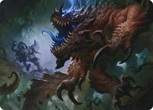 Image for Basilisk Art Card (9) (Art Series: Adventures in the Forgotten Realms) - Magic: The Gathering