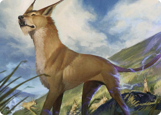 Image for Blink Dog Art Card (20) (Art Series: Adventures in the Forgotten Realms) - Magic: The Gathering