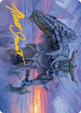Image for Frost Giant Art Card (Gold-Stamped Signature) (5) (Art Series: Adventures in the Forgotten Realms) - Magic: The Gathering