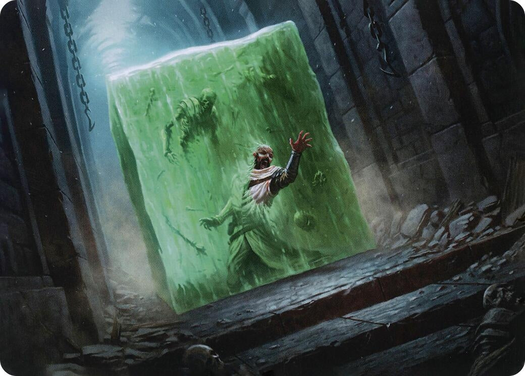 Image for Gelatinous Cube Art Card (7) (Art Series: Adventures in the Forgotten Realms) - Magic: The Gathering