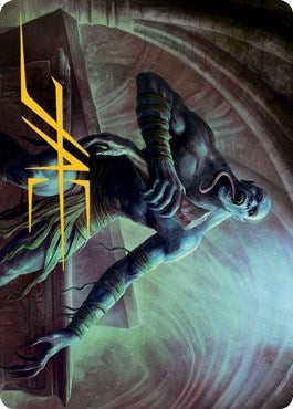 Image for Ghoul Art Card (Gold-Stamped Signature) (18) (Art Series: Adventures in the Forgotten Realms) - Magic: The Gathering