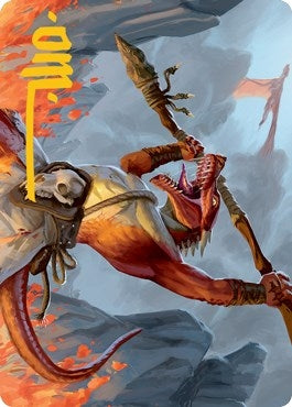 Image for Kobold Art Card (Gold-Stamped Signature) (22) (Art Series: Adventures in the Forgotten Realms) - Magic: The Gathering