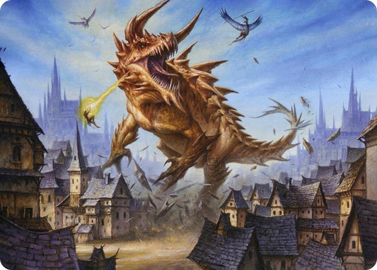 Image for Tarrasque Art Card (19) (Art Series: Adventures in the Forgotten Realms) - Magic: The Gathering