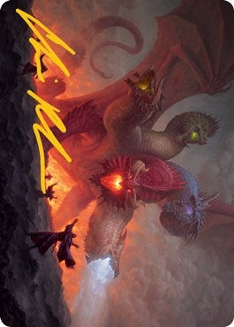 Image for Tiamat Art Card (Gold-Stamped Signature) (26) (Art Series: Adventures in the Forgotten Realms) - Magic: The Gathering