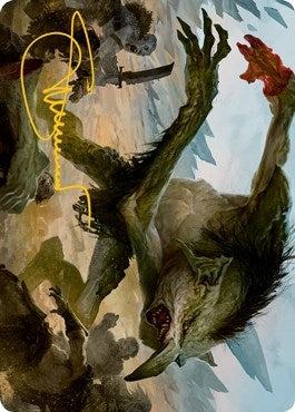Image for Troll Art Card (Gold-Stamped Signature) (21) (Art Series: Adventures in the Forgotten Realms) - Magic: The Gathering