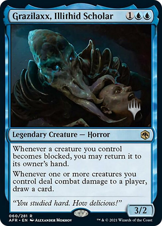 Image for Grazilaxx, Illithid Scholar (60) (Promo Pack: Adventures in the Forgotten Realms) - Magic: The Gathering