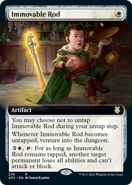 Image for Immovable Rod (Extended Art) (276) (Commander: Adventures in the Forgotten Realms) - Magic: The Gathering