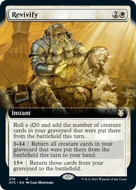 Image for Revivify (Extended Art) (279) (Commander: Adventures in the Forgotten Realms) - Magic: The Gathering