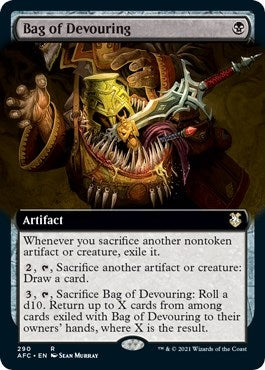 Image for Bag of Devouring (Extended Art) (290) (Commander: Adventures in the Forgotten Realms) - Magic: The Gathering