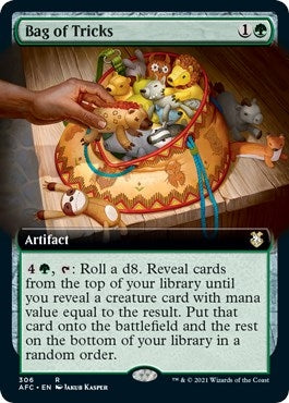 Image for Bag of Tricks (Extended Art) (306) (Commander: Adventures in the Forgotten Realms) - Magic: The Gathering