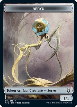 Image for Servo // Treasure Double-Sided Token (11 // 15) (Commander: Adventures in the Forgotten Realms) - Magic: The Gathering