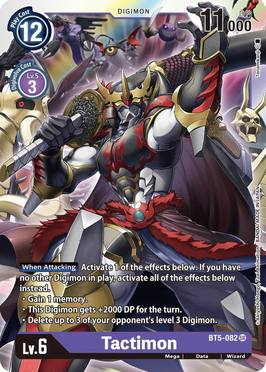 Image for Tactimon (BT5-082 SR) (Battle of Omni) - Digimon Card Game