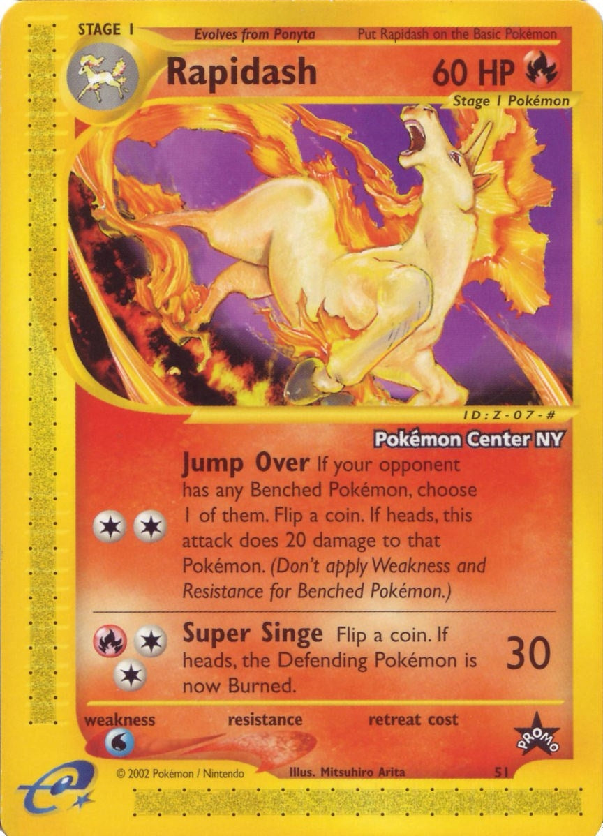 Image for Rapidash [Pokemon Center NY] (51/53) (WoTC Promo) - Pokemon