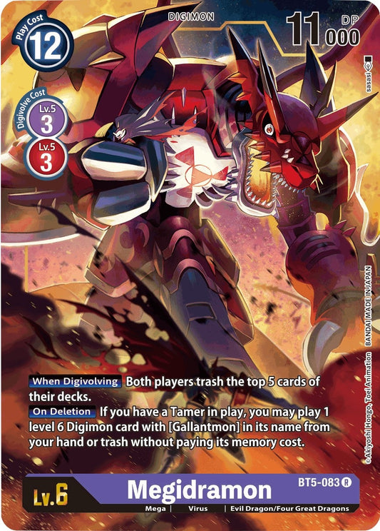 Image for Megidramon (BT5-083 R) (Battle of Omni) - Digimon Card Game