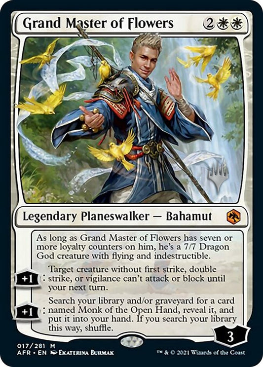 Image for Grand Master of Flowers (17) (Promo Pack: Adventures in the Forgotten Realms) - Magic: The Gathering