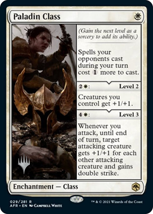 Image for Paladin Class (29) (Promo Pack: Adventures in the Forgotten Realms) - Magic: The Gathering