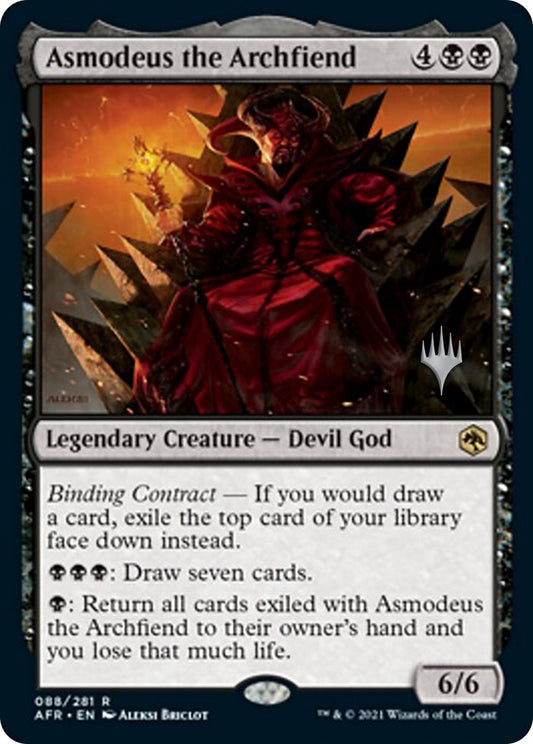 Image for Asmodeus the Archfiend (88) (Promo Pack: Adventures in the Forgotten Realms) - Magic: The Gathering