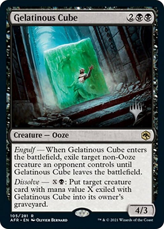 Image for Gelatinous Cube (105) (Promo Pack: Adventures in the Forgotten Realms) - Magic: The Gathering