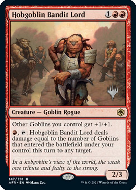 Image for Hobgoblin Bandit Lord (147) (Promo Pack: Adventures in the Forgotten Realms) - Magic: The Gathering