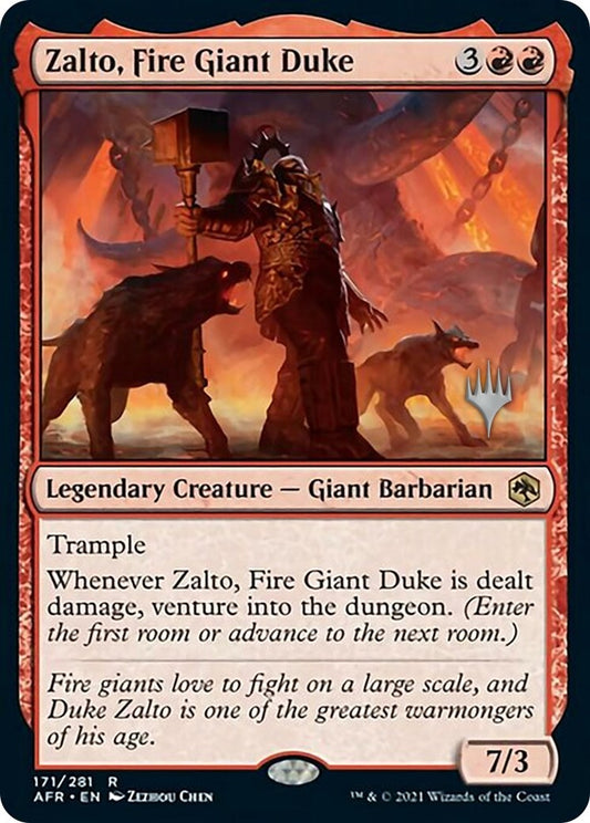 Image for Zalto, Fire Giant Duke (171) (Promo Pack: Adventures in the Forgotten Realms) - Magic: The Gathering