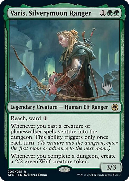 Image for Varis, Silverymoon Ranger (209) (Promo Pack: Adventures in the Forgotten Realms) - Magic: The Gathering