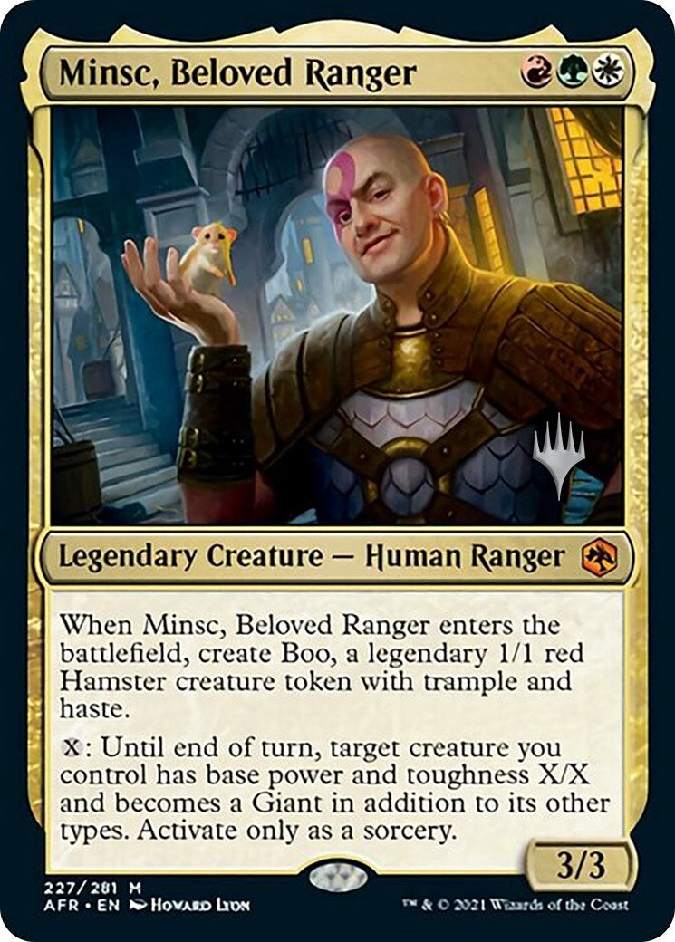 Image for Minsc, Beloved Ranger (227) (Promo Pack: Adventures in the Forgotten Realms) - Magic: The Gathering
