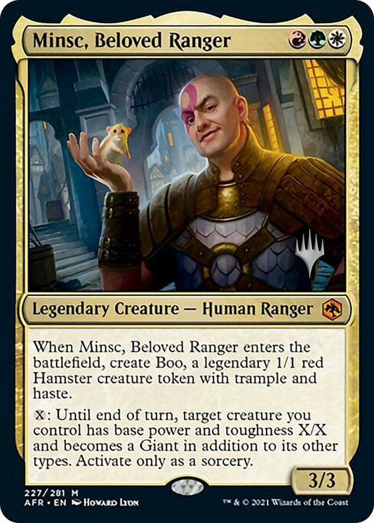 Image for Minsc, Beloved Ranger (227) (Promo Pack: Adventures in the Forgotten Realms) - Magic: The Gathering