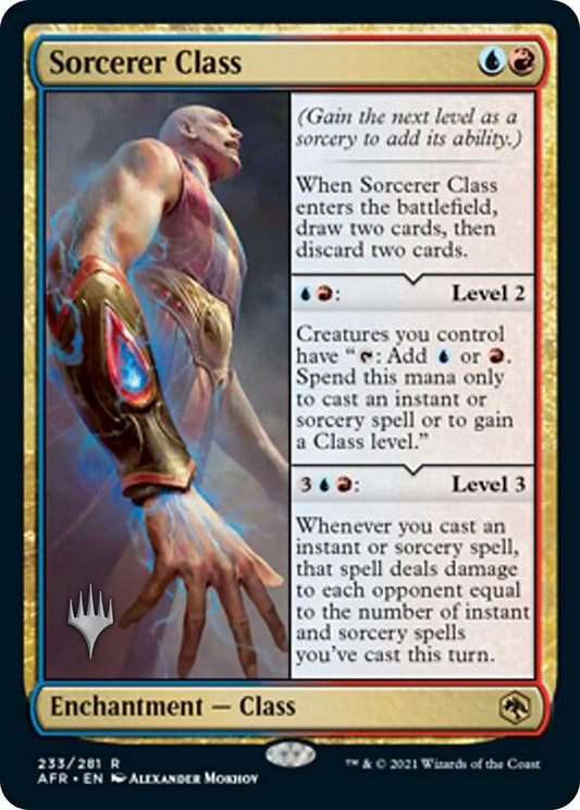 Image for Sorcerer Class (233) (Promo Pack: Adventures in the Forgotten Realms) - Magic: The Gathering