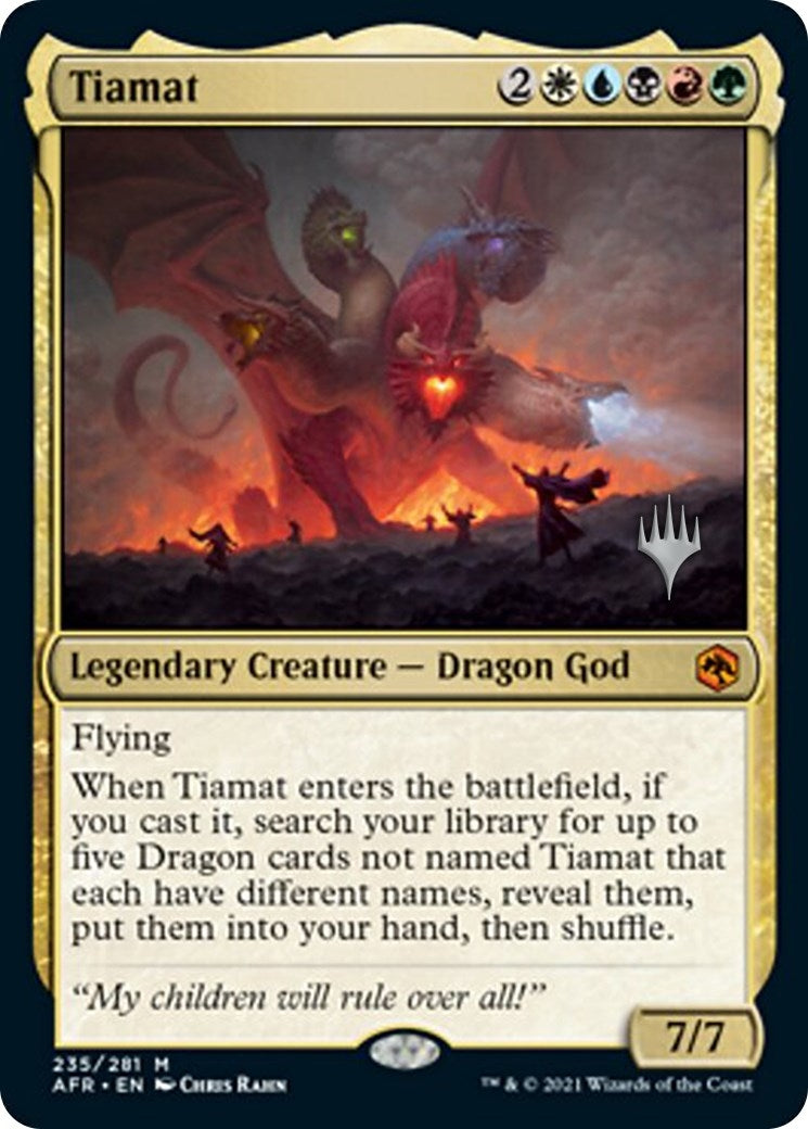 Image for Tiamat (235) (Promo Pack: Adventures in the Forgotten Realms) - Magic: The Gathering