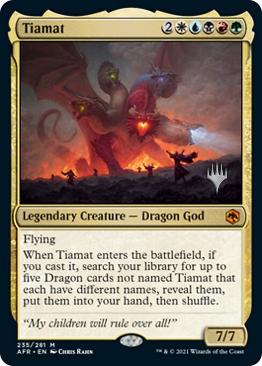 Image for Tiamat (235) (Promo Pack: Adventures in the Forgotten Realms) - Magic: The Gathering