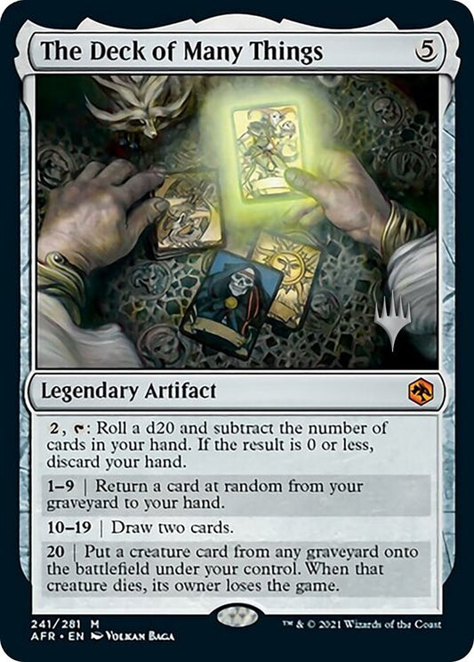 Image for The Deck of Many Things (241) (Promo Pack: Adventures in the Forgotten Realms) - Magic: The Gathering