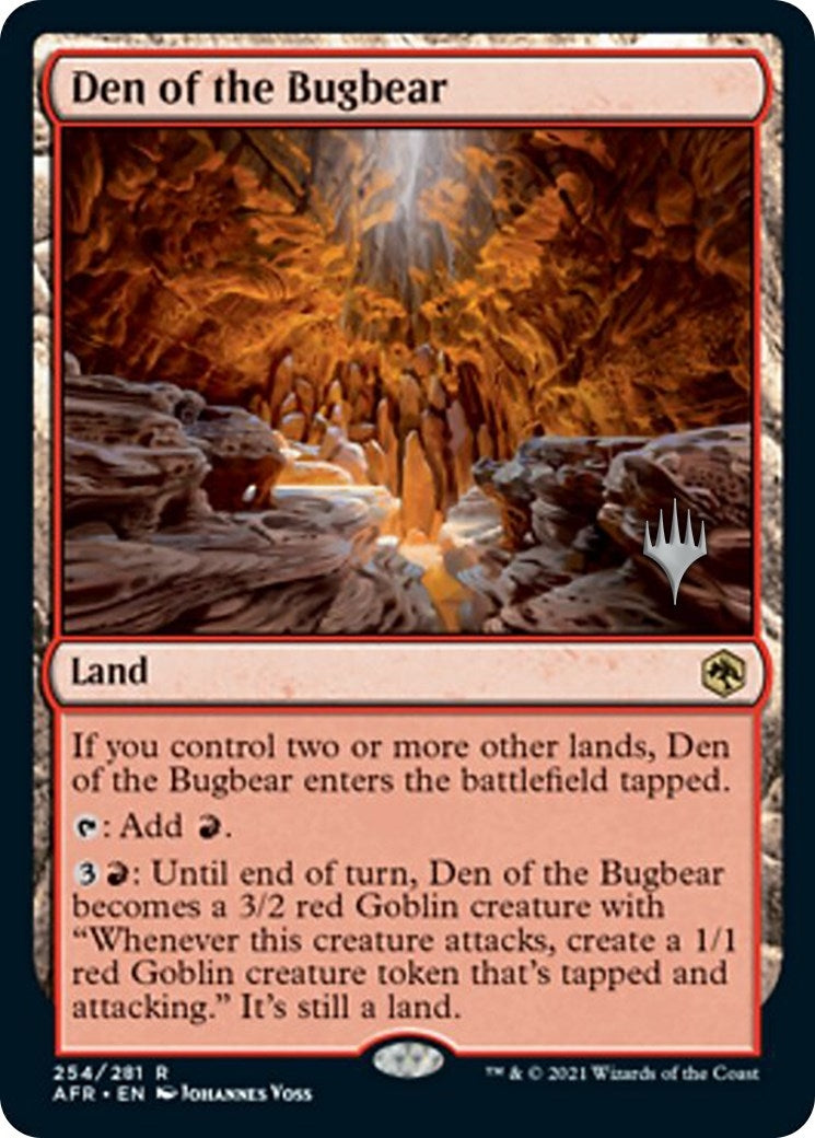 Image for Den of the Bugbear (254) (Promo Pack: Adventures in the Forgotten Realms) - Magic: The Gathering